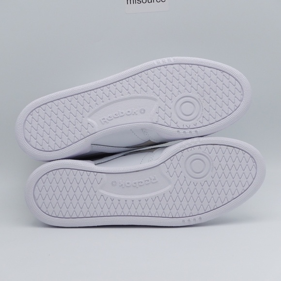 NEW Women's Reebok Club C Revenge Leather Sneakers 100208143 White/Stone - Picture 5 of 13
